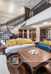 Thi công nội thất gỗ óc chó tân cổ điển cao cấp tại Mandarin Garden
