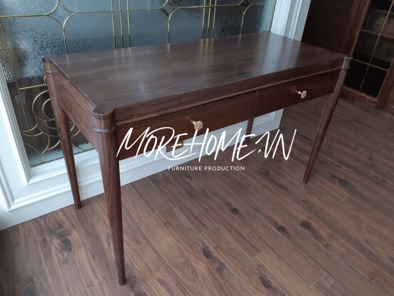 Thi công bàn gỗ tự nhiên tối giản những chi tiết sắc nét thẩm mỹ mang lại cao cho không gian